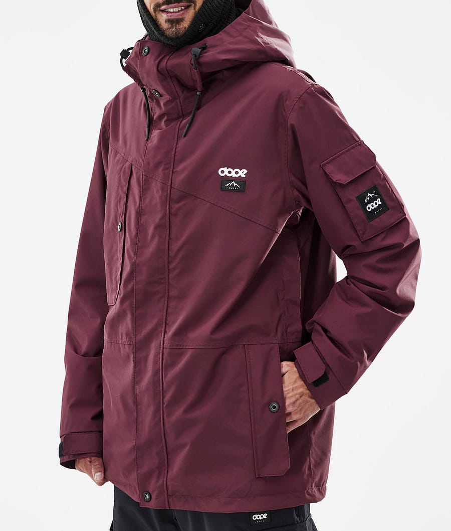 Chaqueta Snowboard Dope Adept Hombre Burdeos | 623-RGMPLA