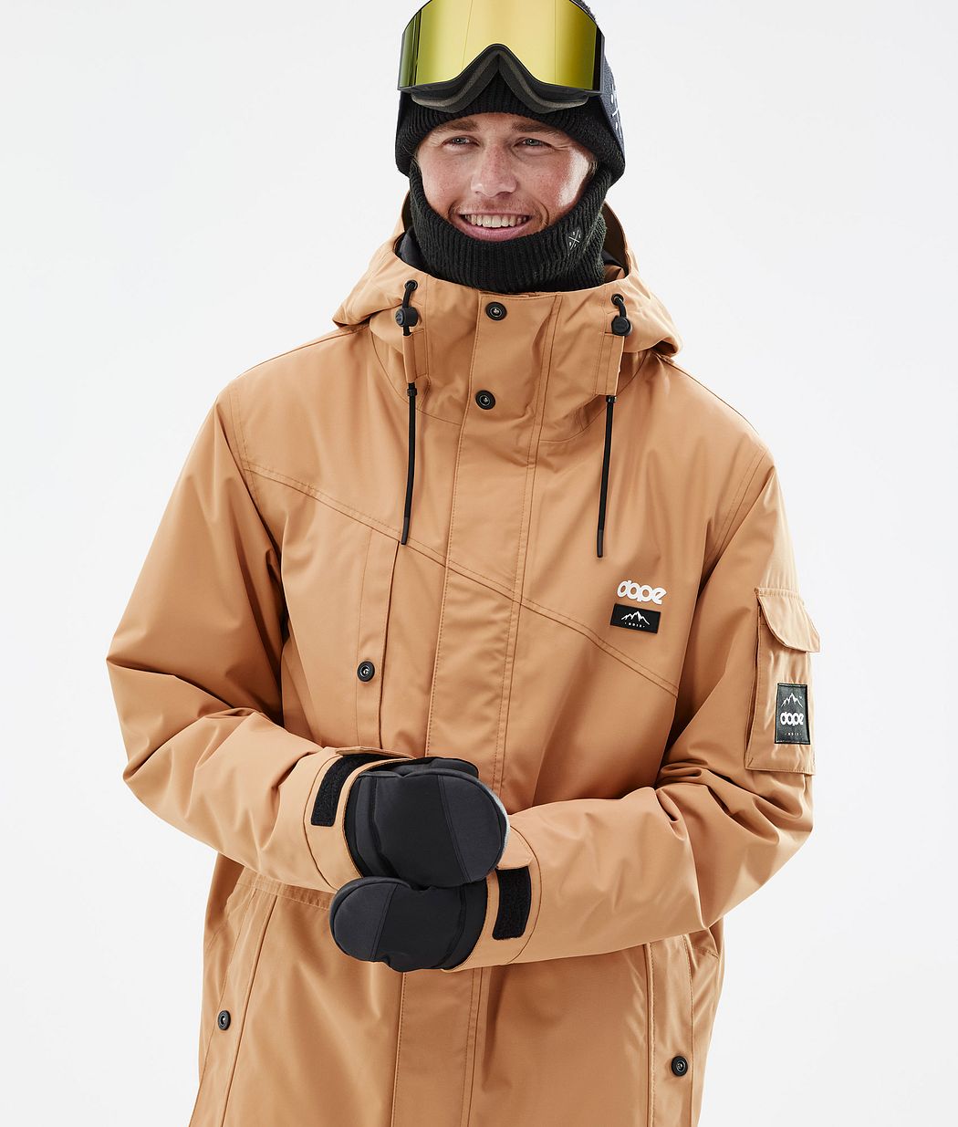 Chaqueta Snowboard Dope Adept Hombre Kaki Amarillo | 265-IWLFAB