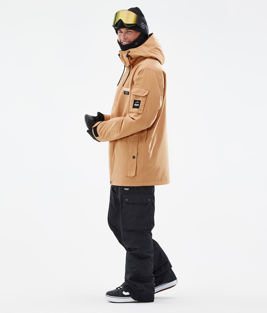 Chaqueta Snowboard Dope Adept Hombre Kaki Amarillo | 265-IWLFAB