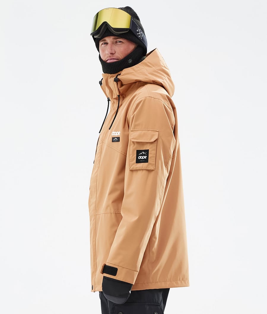 Chaqueta Snowboard Dope Adept Hombre Kaki Amarillo | 265-IWLFAB