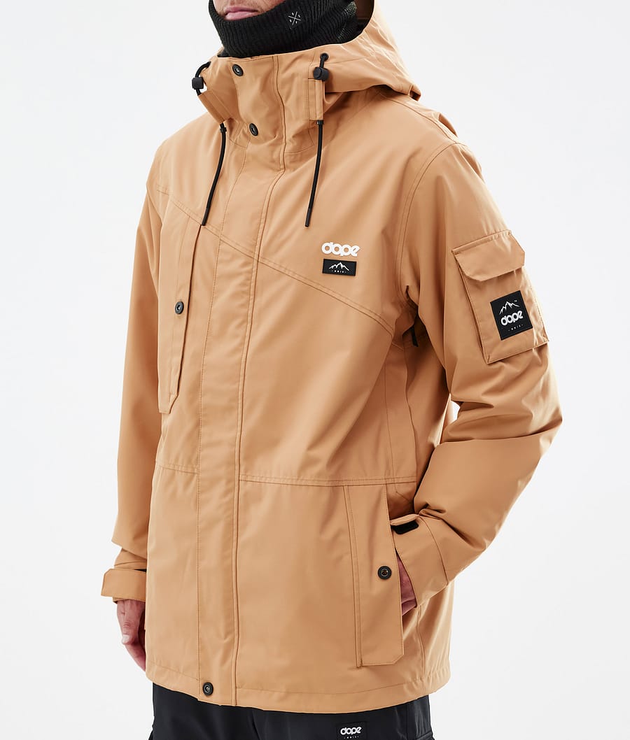 Chaqueta Snowboard Dope Adept Hombre Kaki Amarillo | 265-IWLFAB