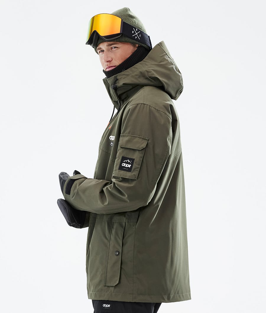 Chaqueta Snowboard Dope Adept Hombre Verde Oliva Verde | 780-LRXQAT