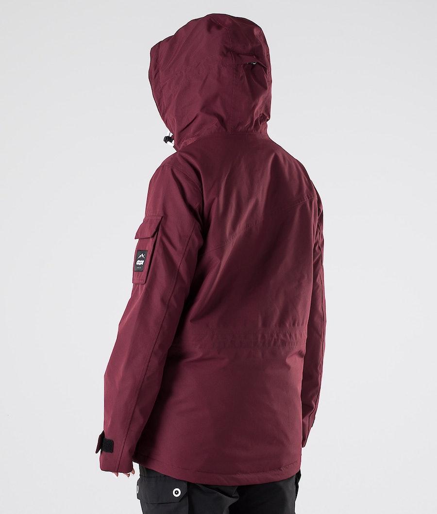 Chaqueta Snowboard Dope Adept W 2019 Mujer Burdeos | 576-OMTBQZ