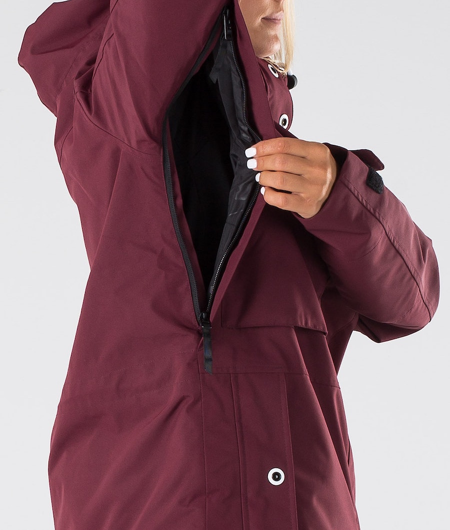 Chaqueta Snowboard Dope Adept W 2019 Mujer Burdeos | 576-OMTBQZ