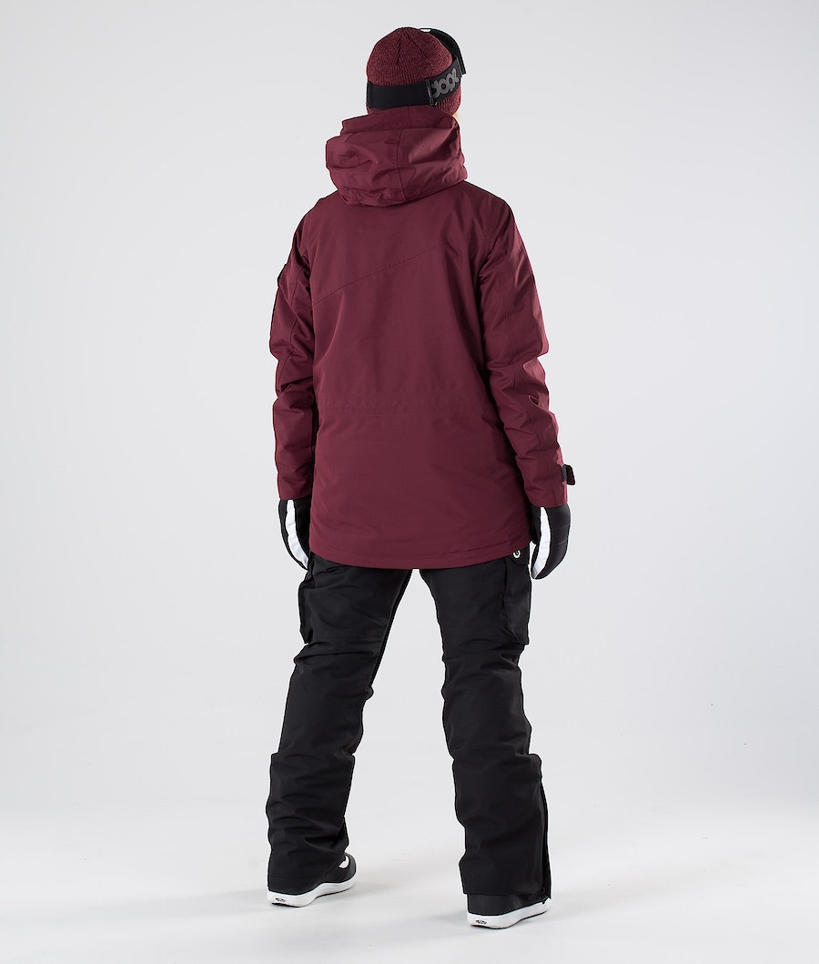 Chaqueta Snowboard Dope Adept W 2019 Mujer Burdeos | 576-OMTBQZ