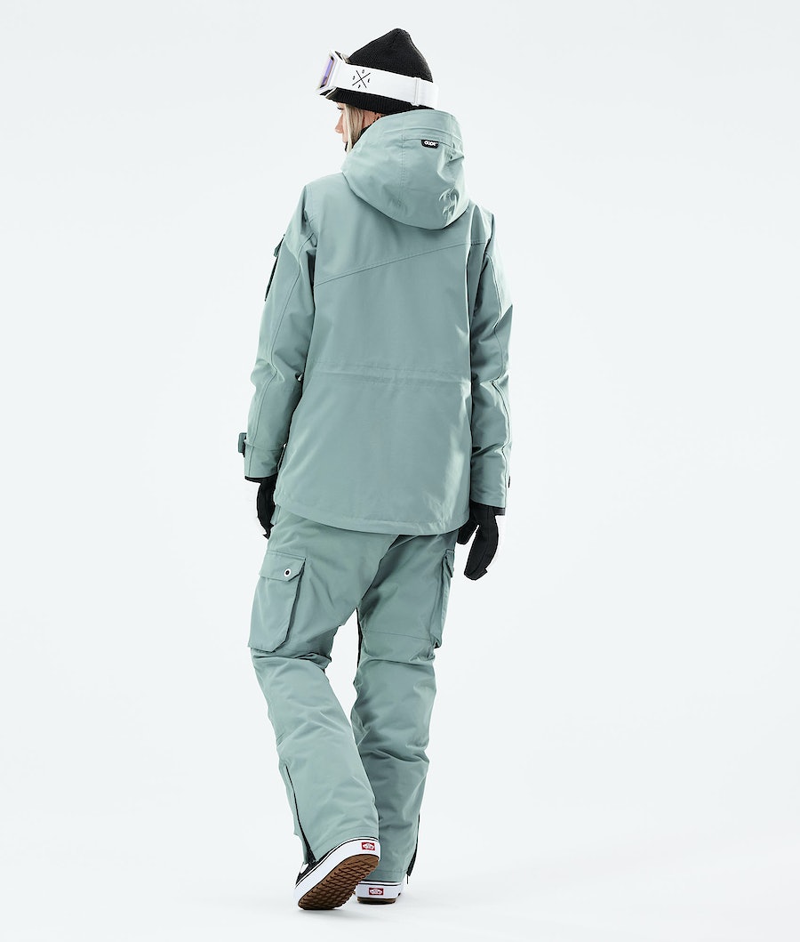 Chaqueta Snowboard Dope Adept W 2021 Mujer Verde | 358-SKFNCM