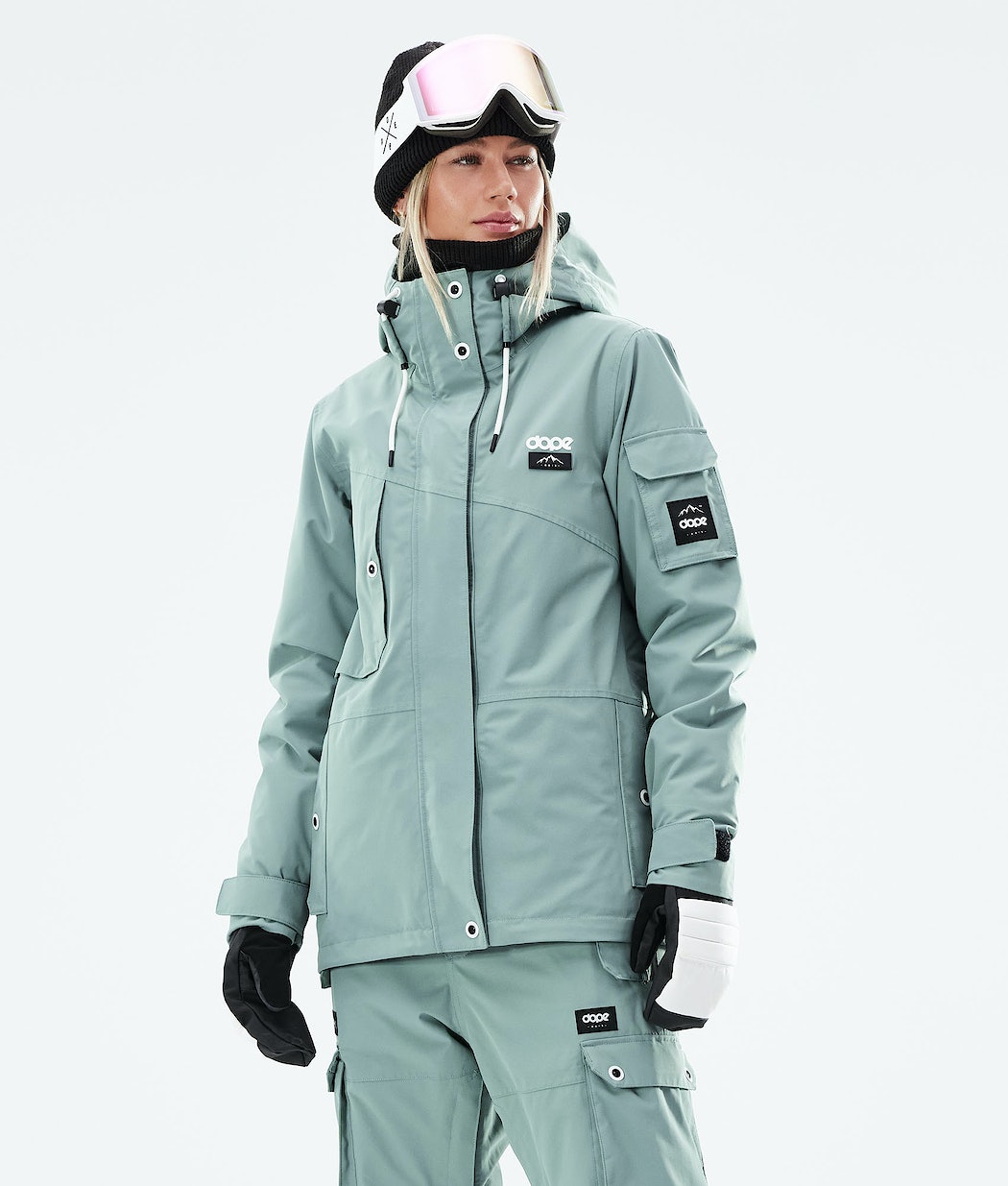 Chaqueta Snowboard Dope Adept W 2021 Mujer Verde | 358-SKFNCM