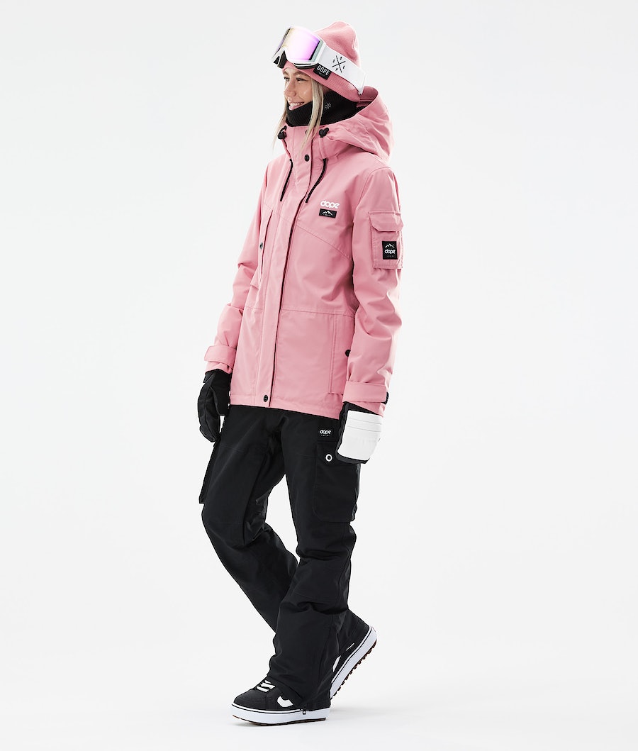 Chaqueta Snowboard Dope Adept W 2021 Mujer Rosas | 817-XEORNW