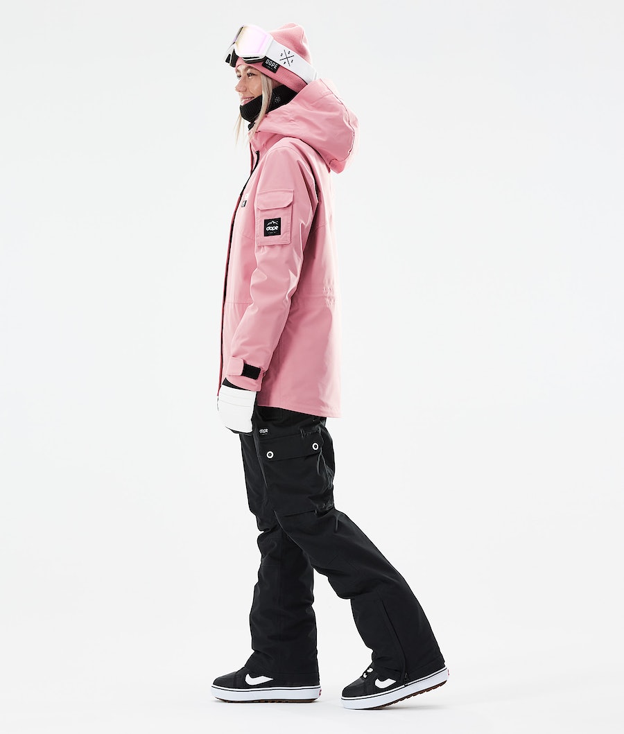 Chaqueta Snowboard Dope Adept W 2021 Mujer Rosas | 817-XEORNW
