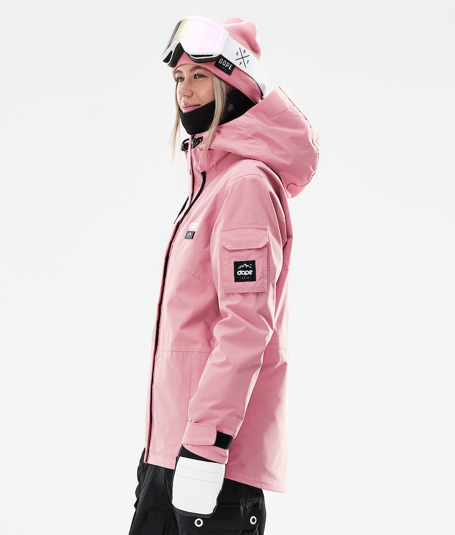 Chaqueta Snowboard Dope Adept W 2021 Mujer Rosas | 817-XEORNW