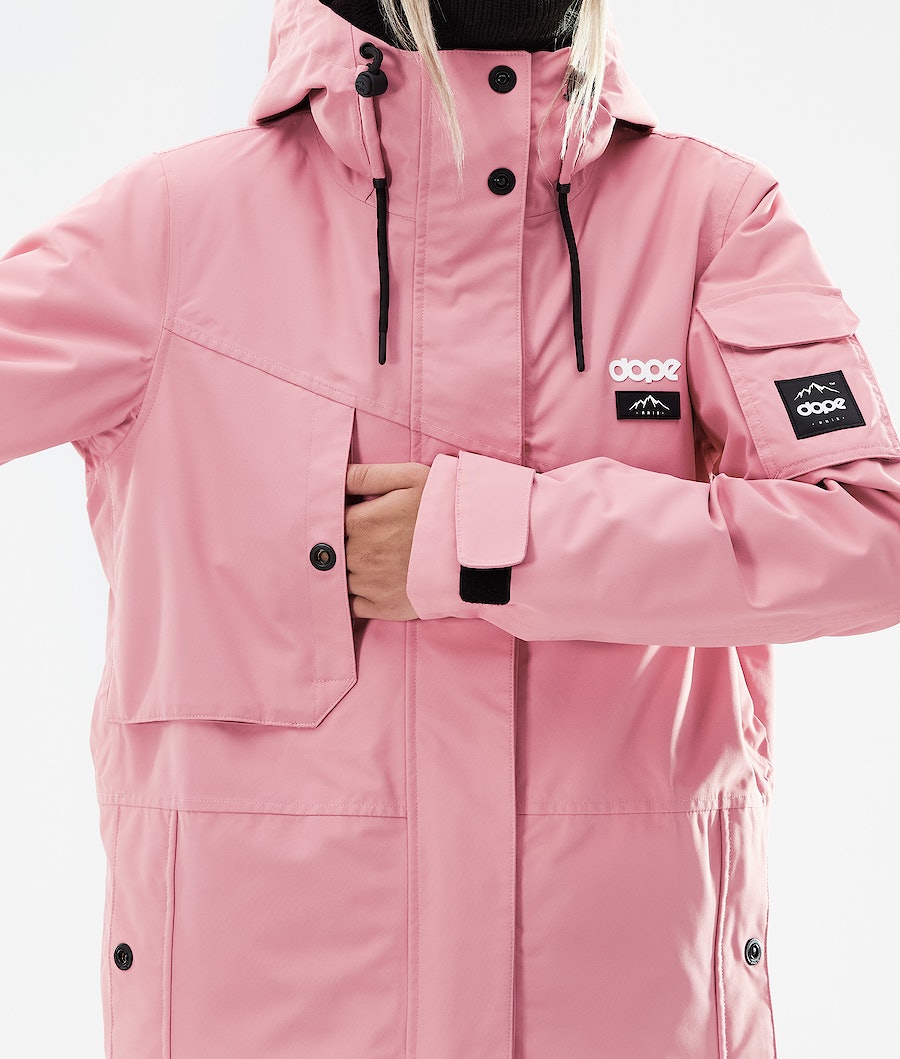 Chaqueta Snowboard Dope Adept W 2021 Mujer Rosas | 817-XEORNW