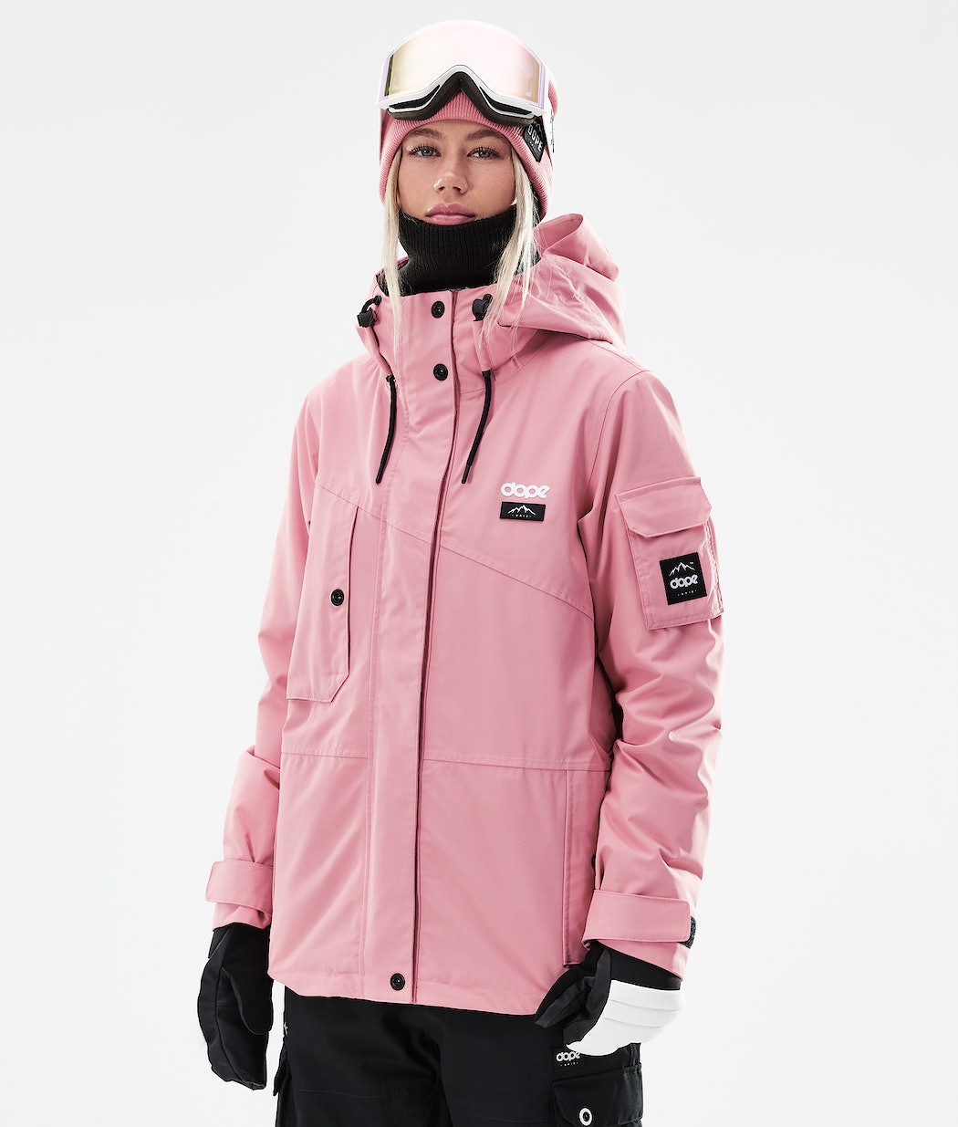 Chaqueta Snowboard Dope Adept W 2021 Mujer Rosas | 817-XEORNW