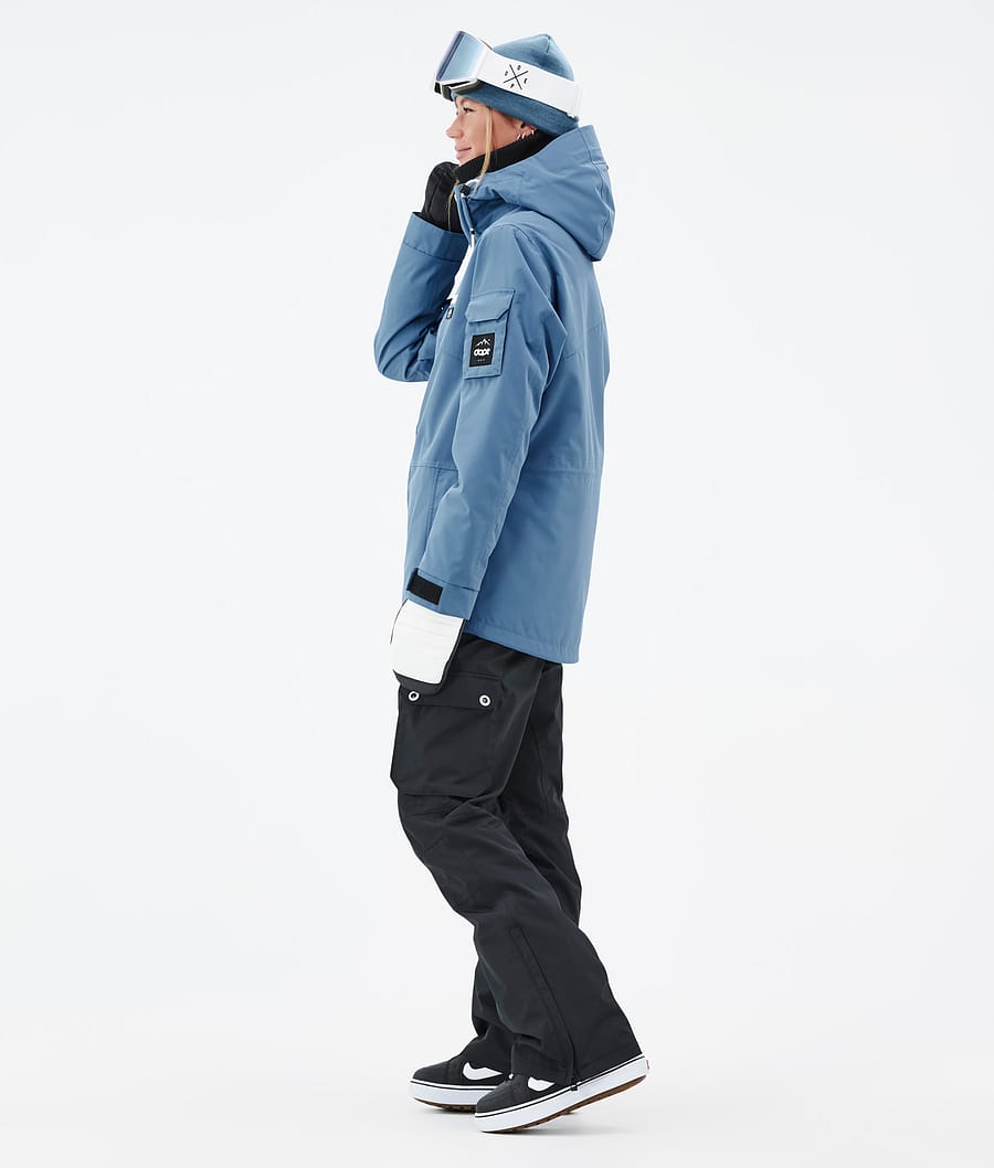 Chaqueta Snowboard Dope Adept W Mujer Azules Gris | 528-VLNDYT