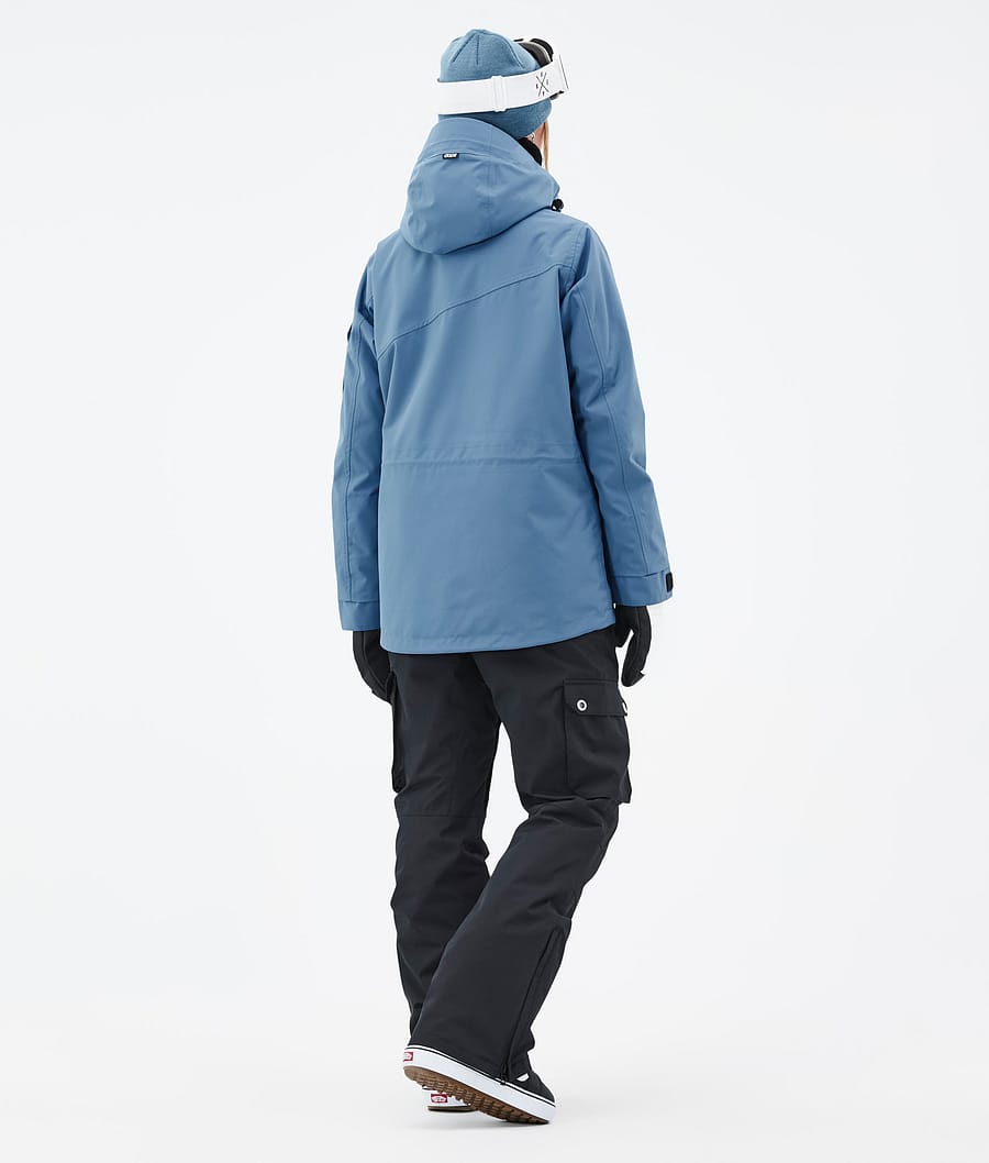 Chaqueta Snowboard Dope Adept W Mujer Azules Gris | 528-VLNDYT