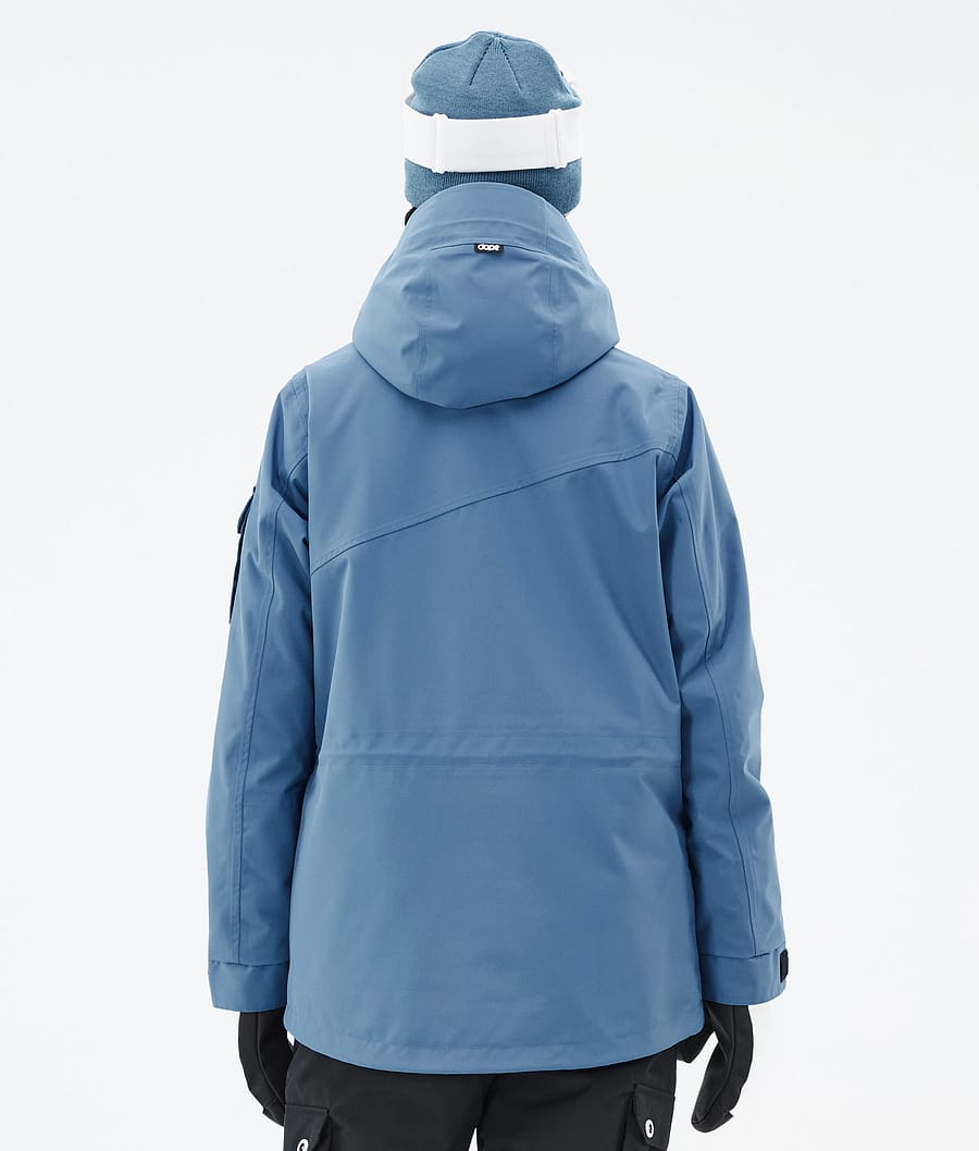 Chaqueta Snowboard Dope Adept W Mujer Azules Gris | 528-VLNDYT