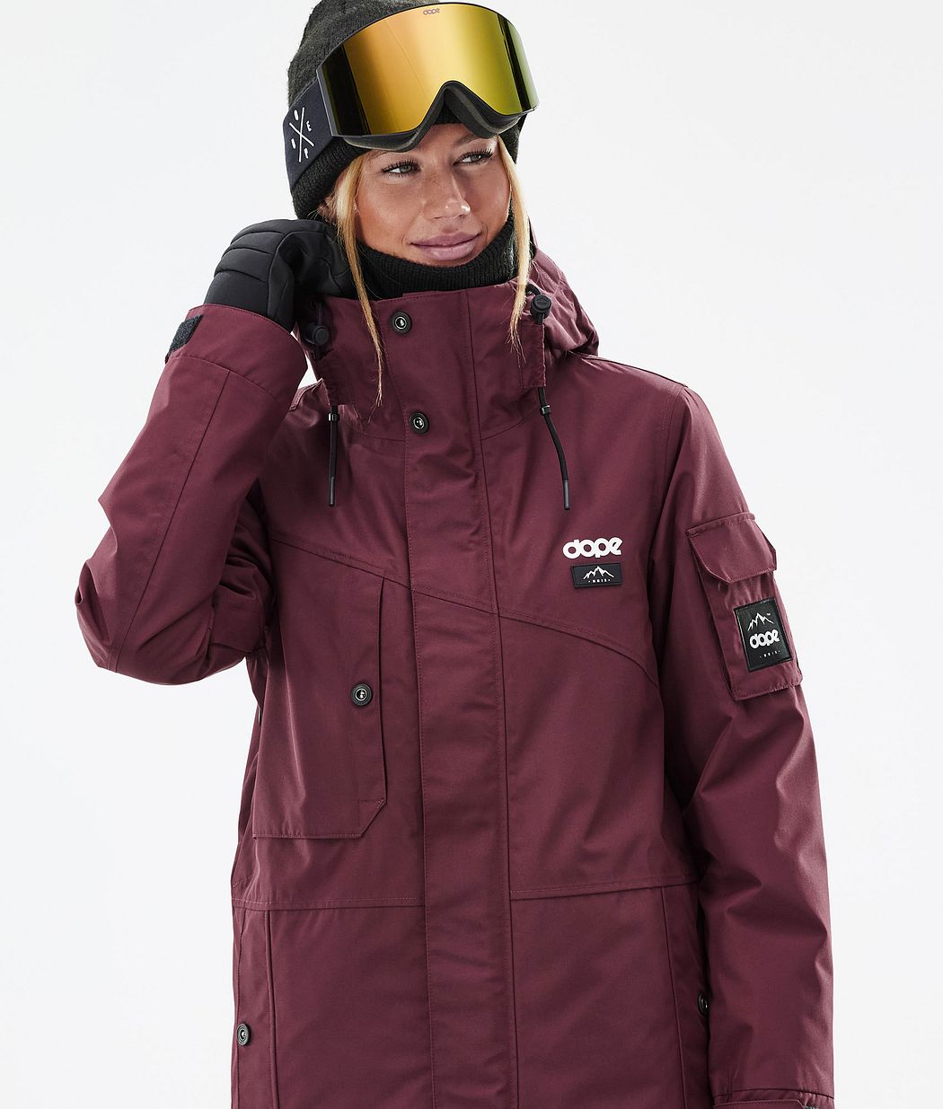 Chaqueta Snowboard Dope Adept W Mujer Burdeos | 617-MQTRZJ
