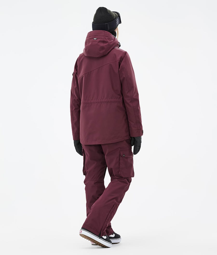 Chaqueta Snowboard Dope Adept W Mujer Burdeos | 617-MQTRZJ