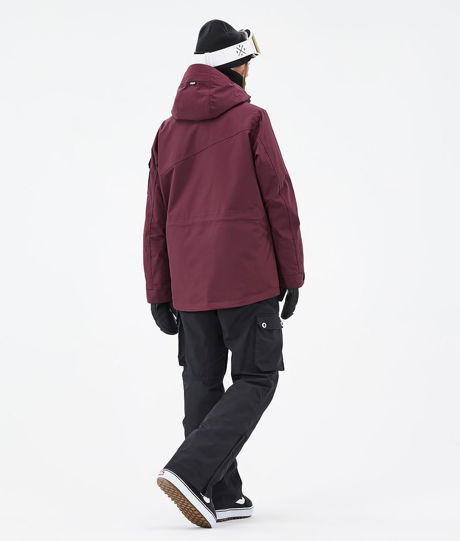 Chaqueta Snowboard Dope Adept W Mujer Burdeos | 831-PHGWRI
