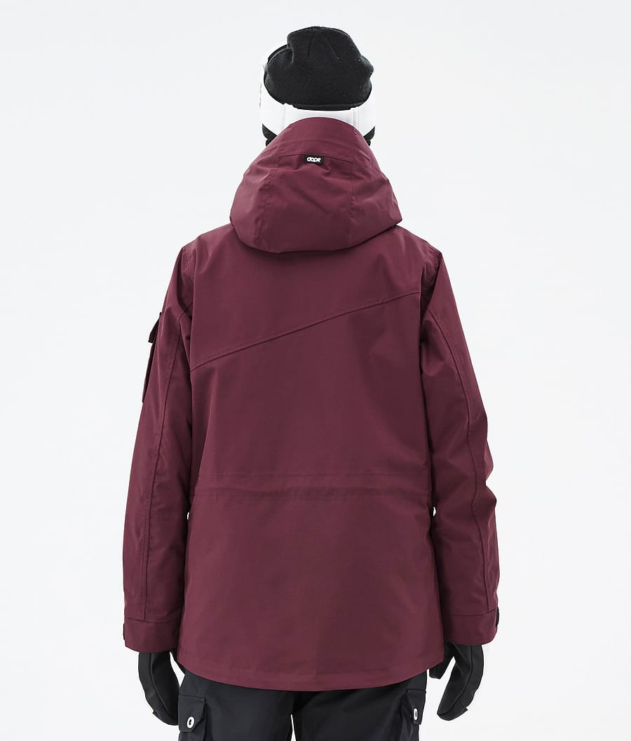 Chaqueta Snowboard Dope Adept W Mujer Burdeos | 831-PHGWRI