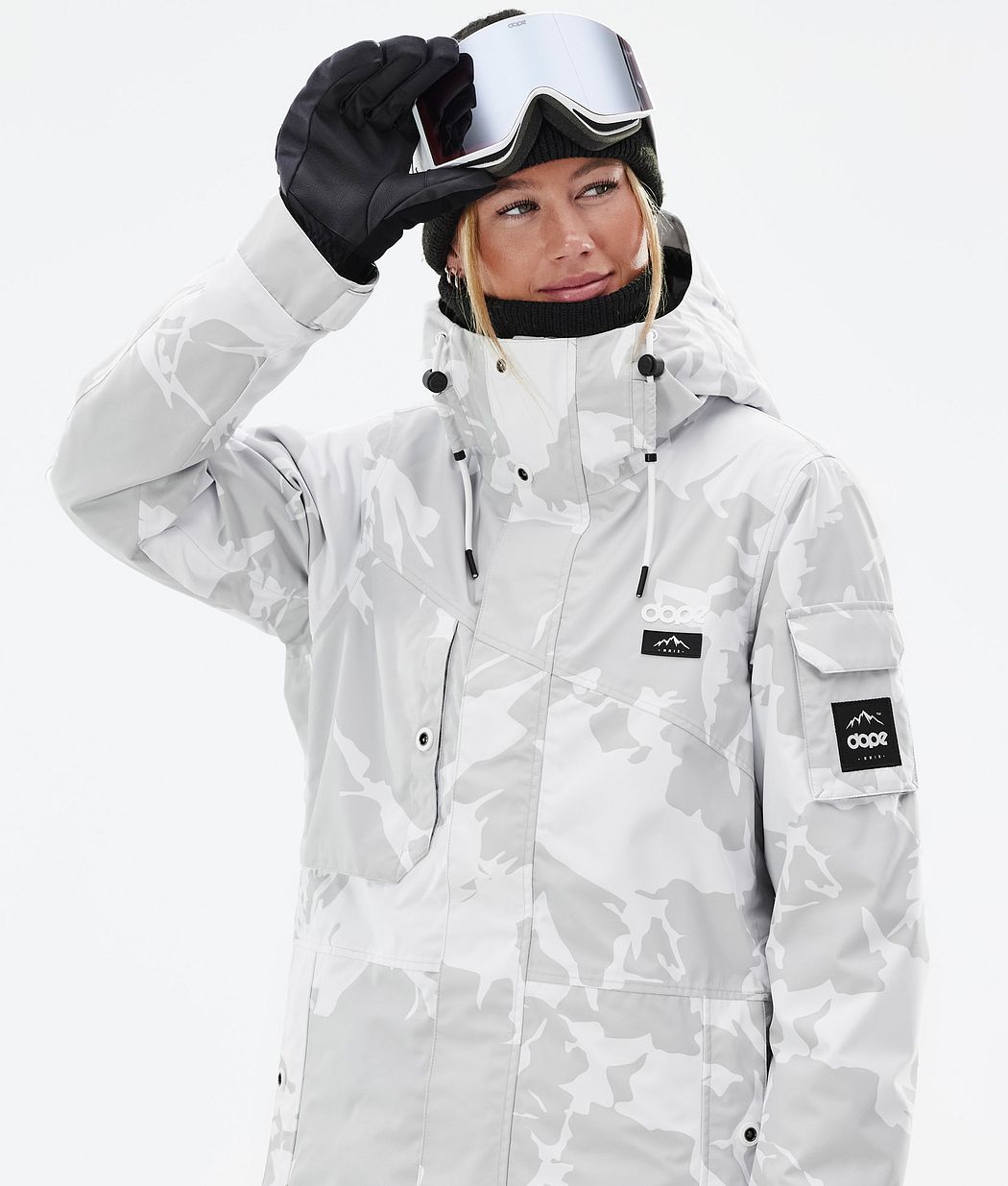 Chaqueta Snowboard Dope Adept W Mujer Gris Camuflaje | 231-TAZBOK
