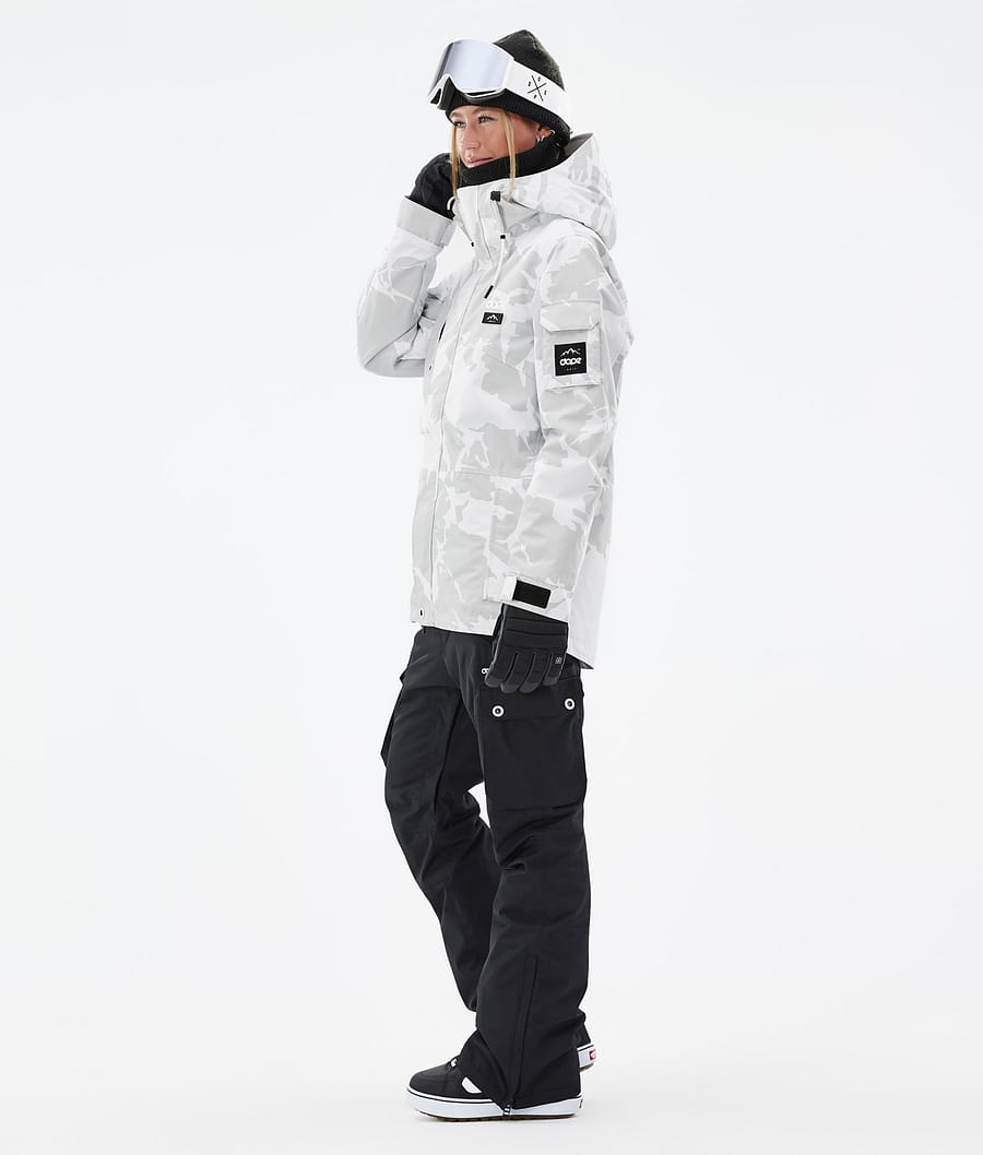 Chaqueta Snowboard Dope Adept W Mujer Gris Camuflaje | 231-TAZBOK