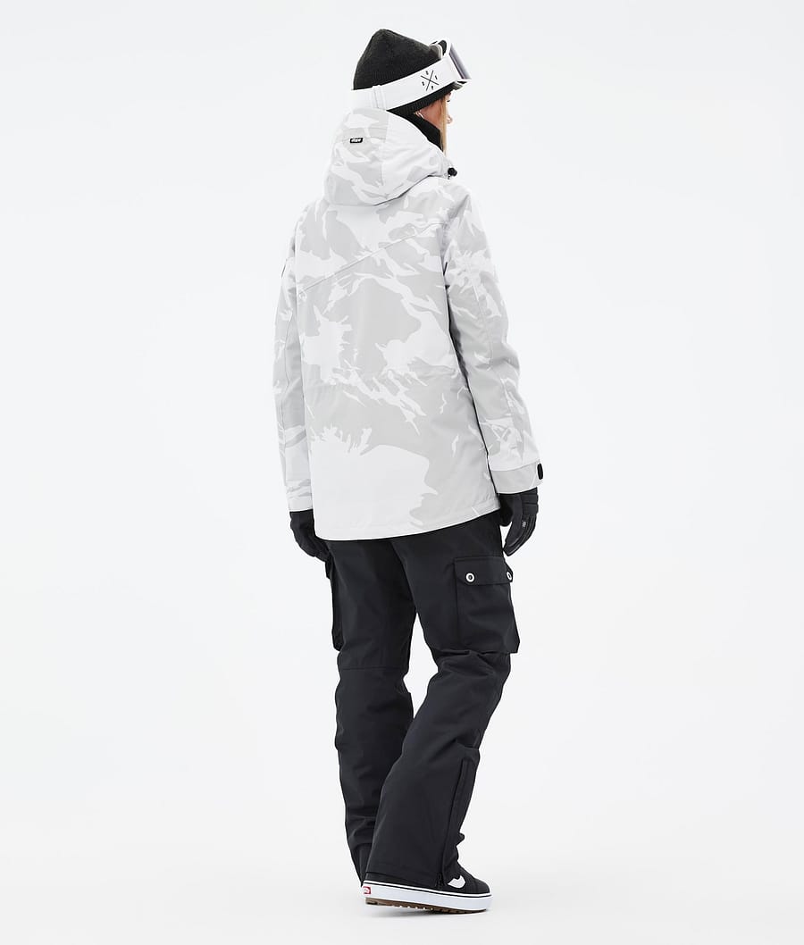 Chaqueta Snowboard Dope Adept W Mujer Gris Camuflaje | 231-TAZBOK