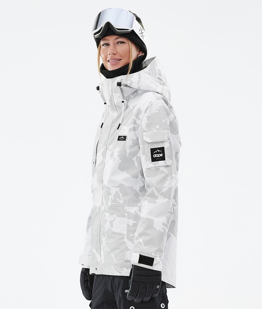 Chaqueta Snowboard Dope Adept W Mujer Gris Camuflaje | 231-TAZBOK