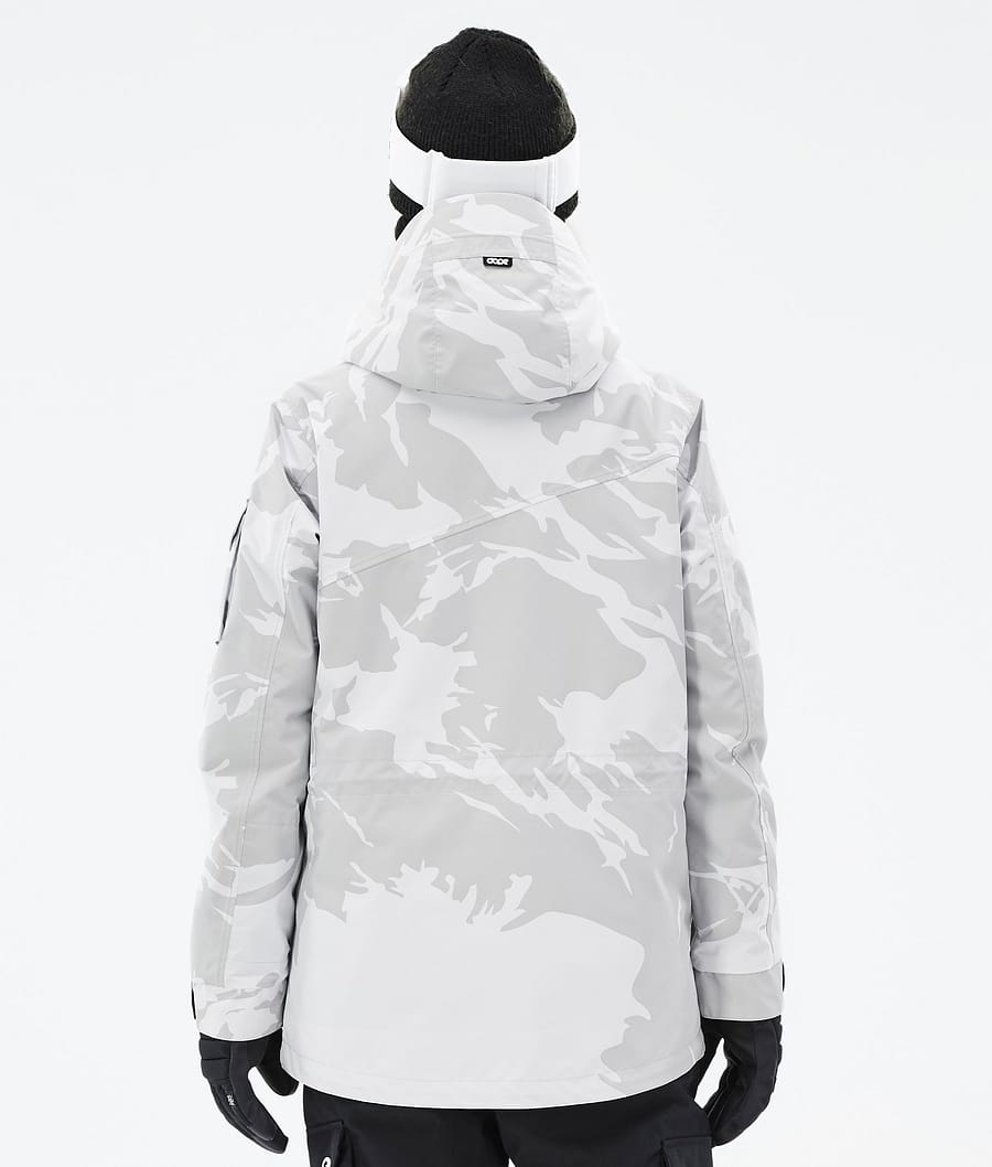 Chaqueta Snowboard Dope Adept W Mujer Gris Camuflaje | 231-TAZBOK