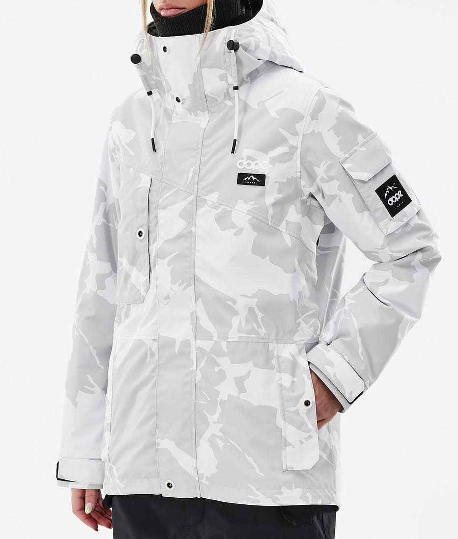 Chaqueta Snowboard Dope Adept W Mujer Gris Camuflaje | 231-TAZBOK