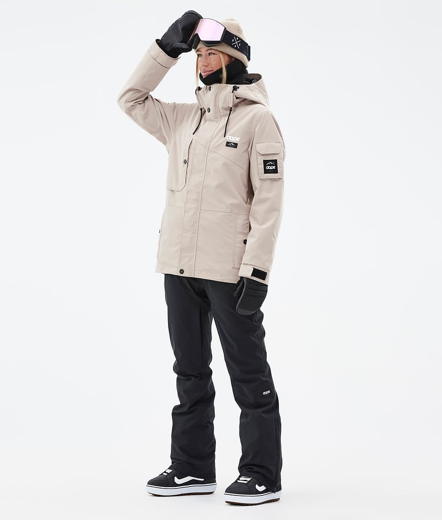 Chaqueta Snowboard Dope Adept W Mujer Marrones | 048-PVTSOR