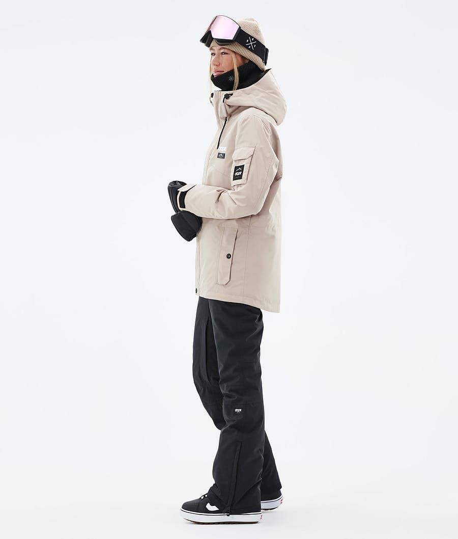 Chaqueta Snowboard Dope Adept W Mujer Marrones | 048-PVTSOR
