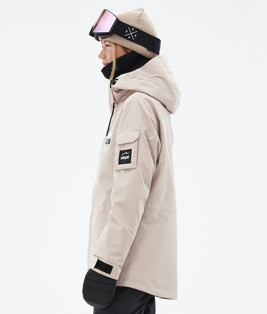Chaqueta Snowboard Dope Adept W Mujer Marrones | 048-PVTSOR