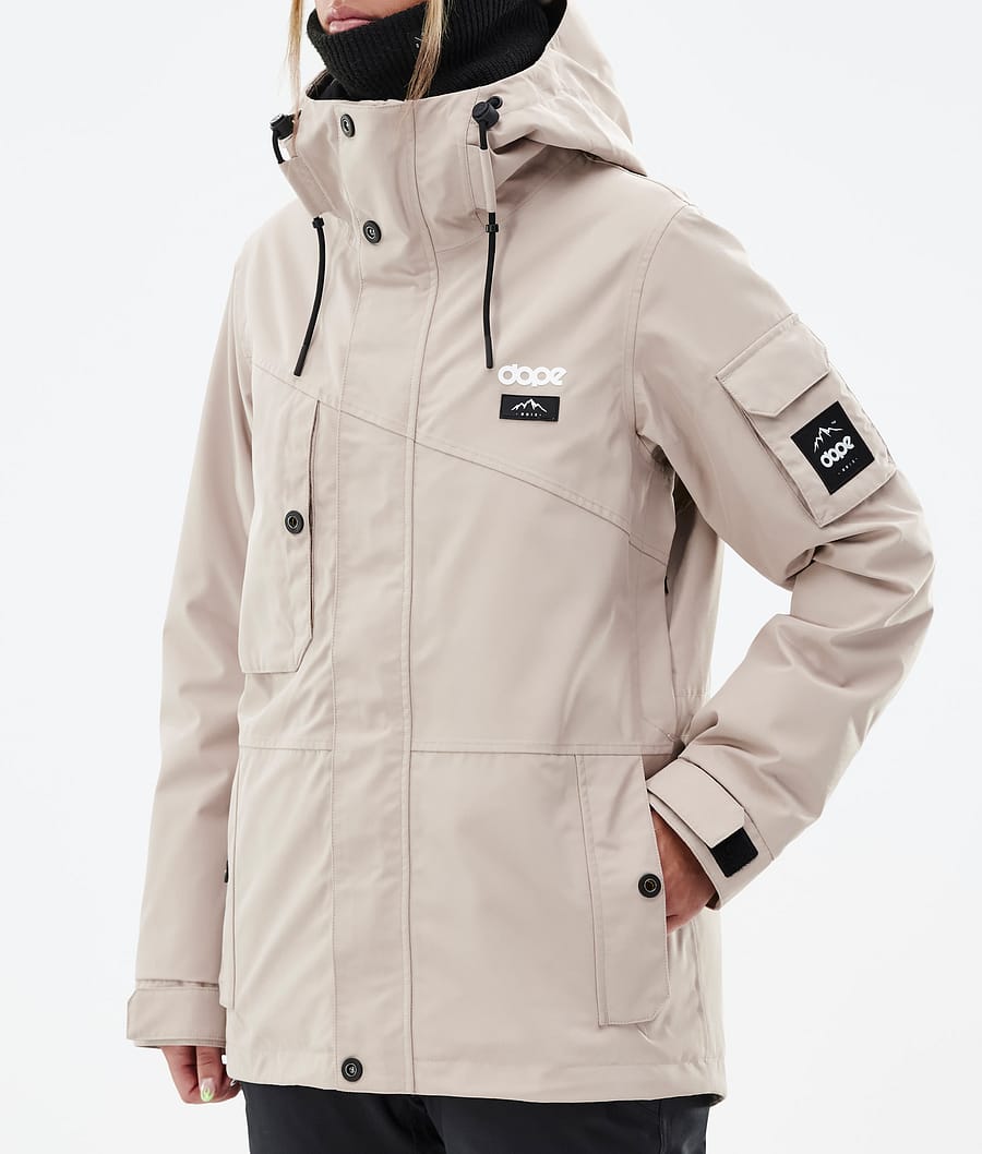 Chaqueta Snowboard Dope Adept W Mujer Marrones | 048-PVTSOR