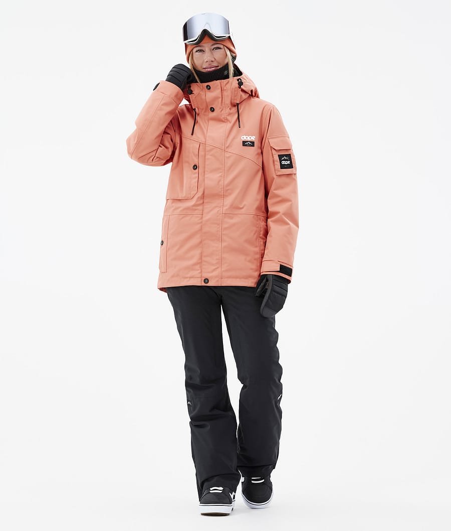Chaqueta Snowboard Dope Adept W Mujer Naranjas | 836-OBRGDS