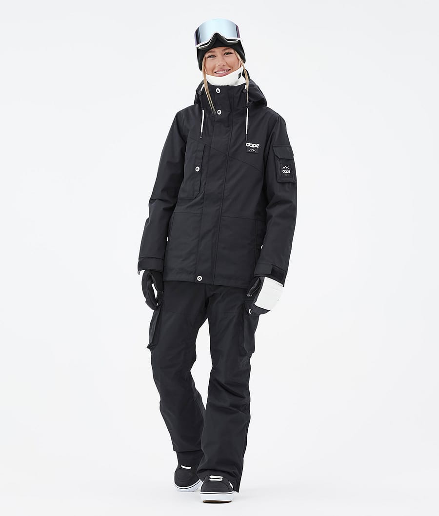 Chaqueta Snowboard Dope Adept W Mujer Negras | 435-MJAXGZ