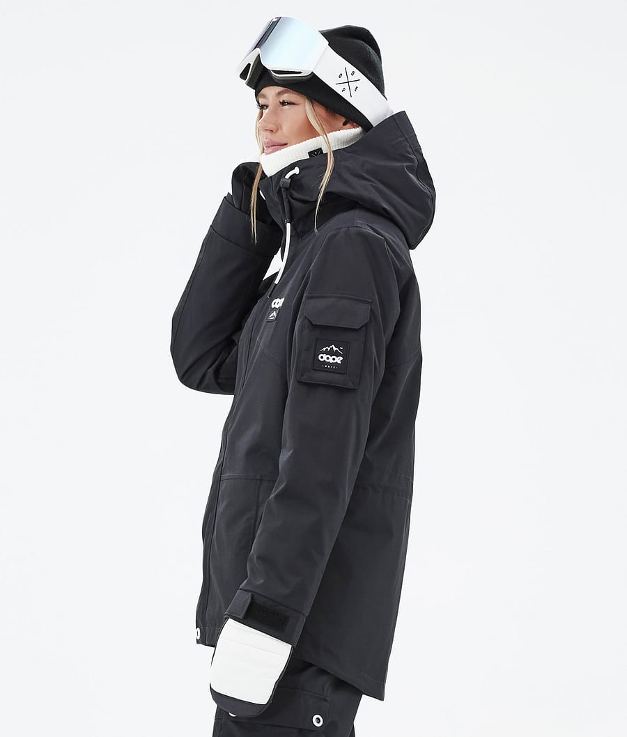 Chaqueta Snowboard Dope Adept W Mujer Negras | 435-MJAXGZ