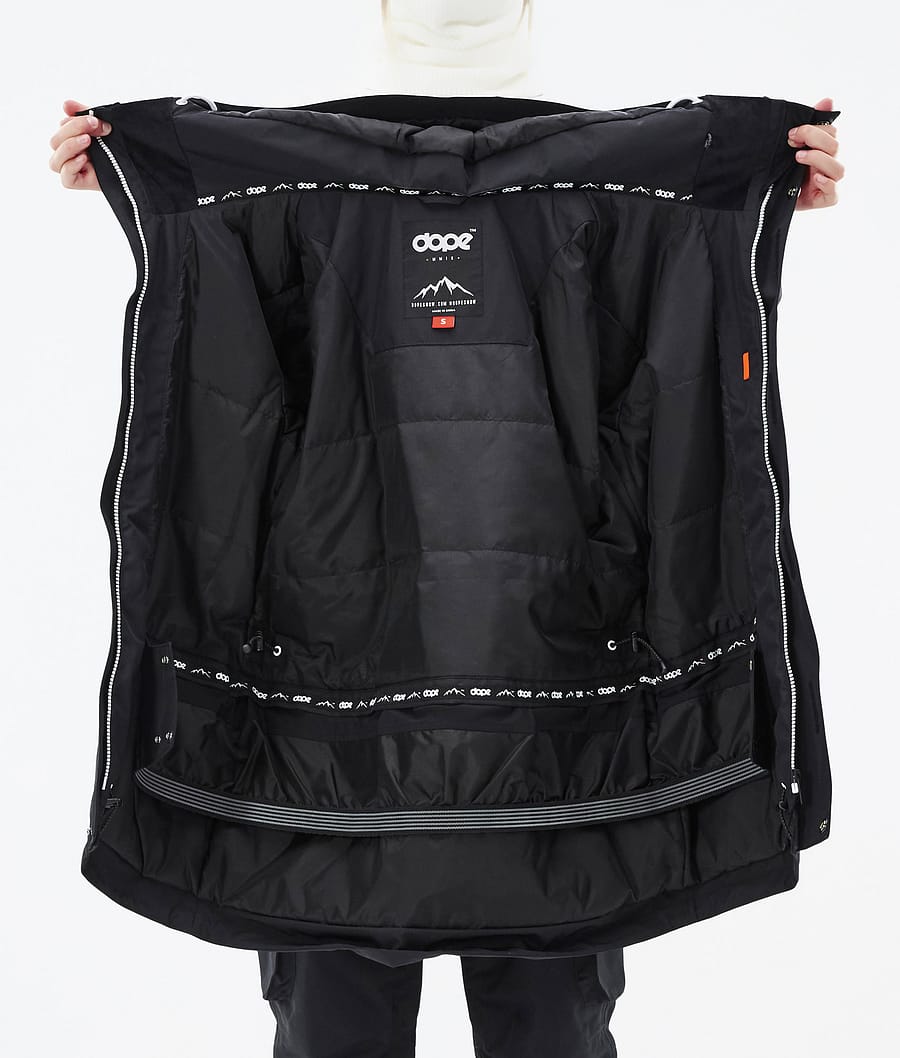 Chaqueta Snowboard Dope Adept W Mujer Negras | 435-MJAXGZ
