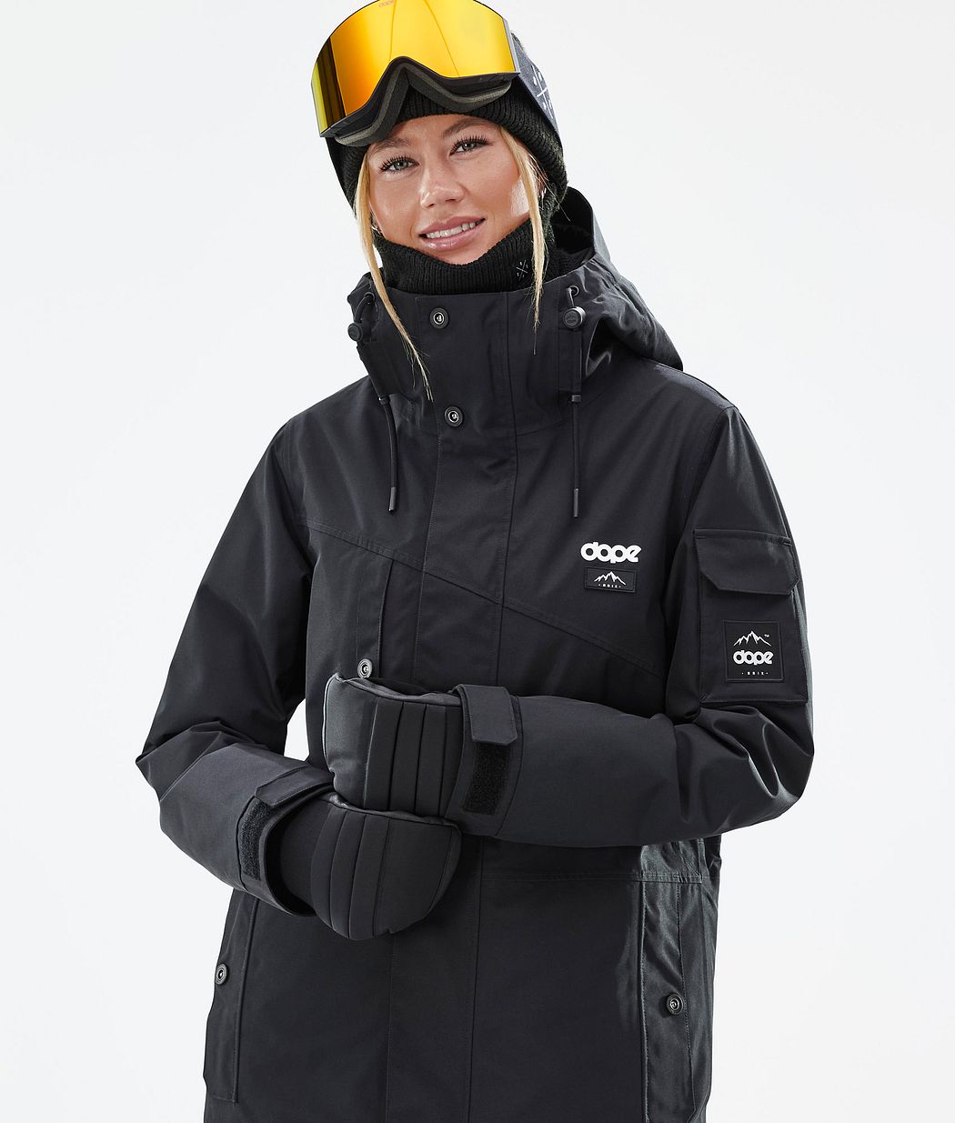 Chaqueta Snowboard Dope Adept W Mujer Negras | 945-WZXMHE
