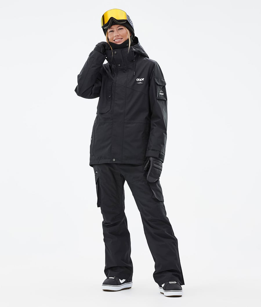 Chaqueta Snowboard Dope Adept W Mujer Negras | 945-WZXMHE