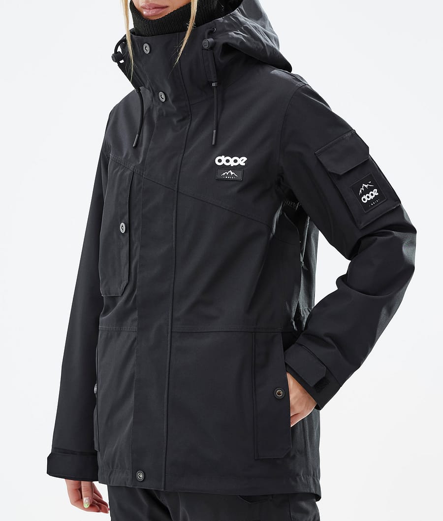 Chaqueta Snowboard Dope Adept W Mujer Negras | 945-WZXMHE