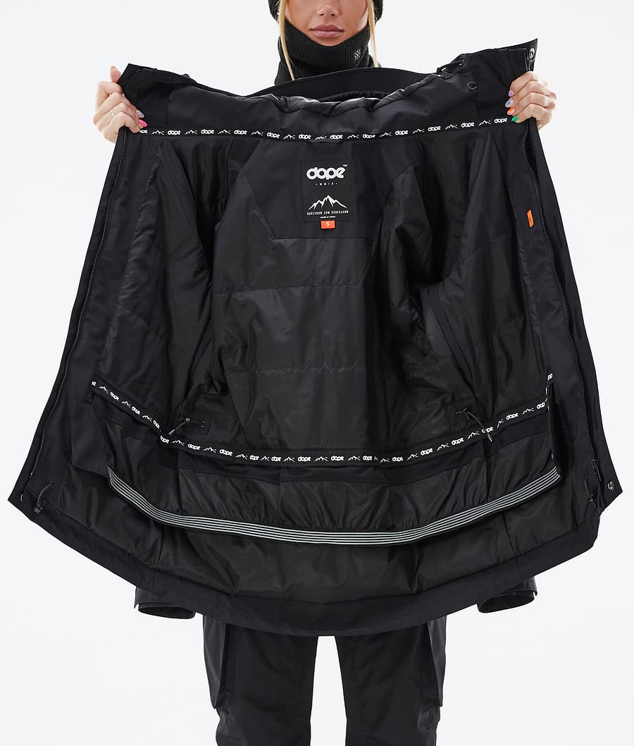 Chaqueta Snowboard Dope Adept W Mujer Negras | 945-WZXMHE