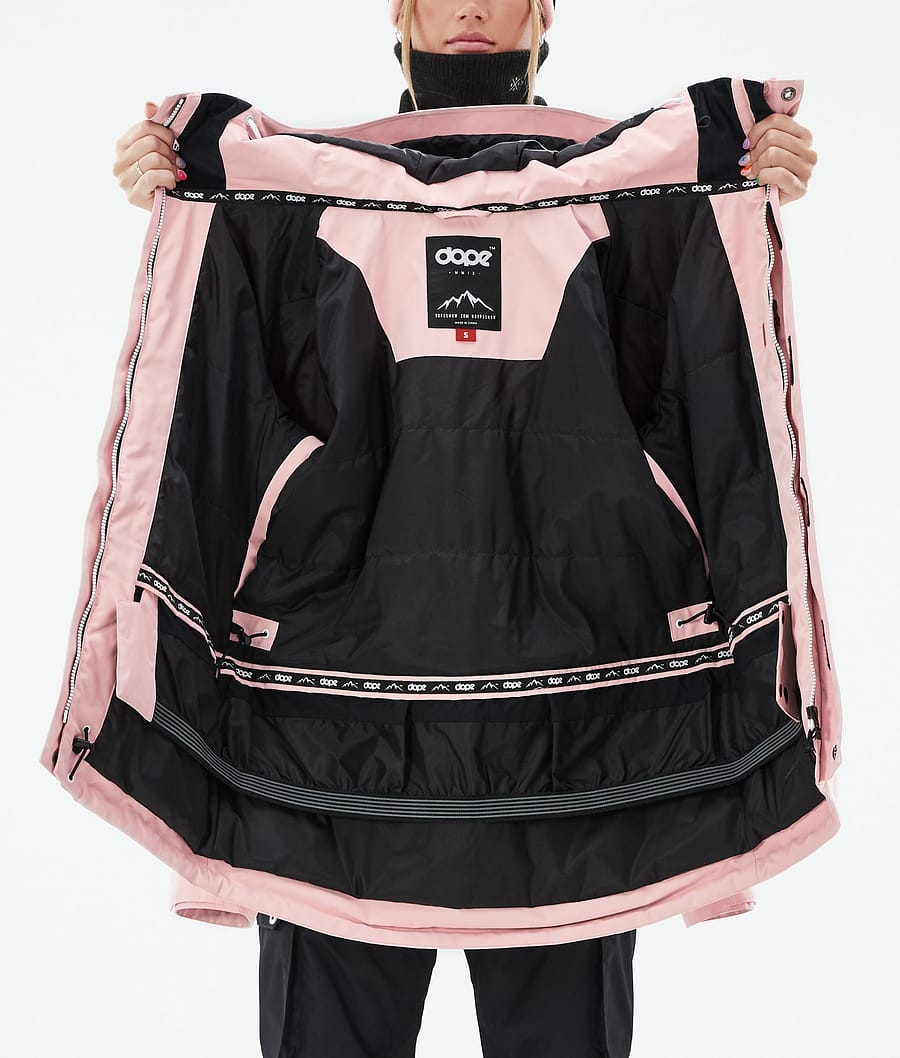 Chaqueta Snowboard Dope Adept W Mujer Rosas | 469-RGLANQ