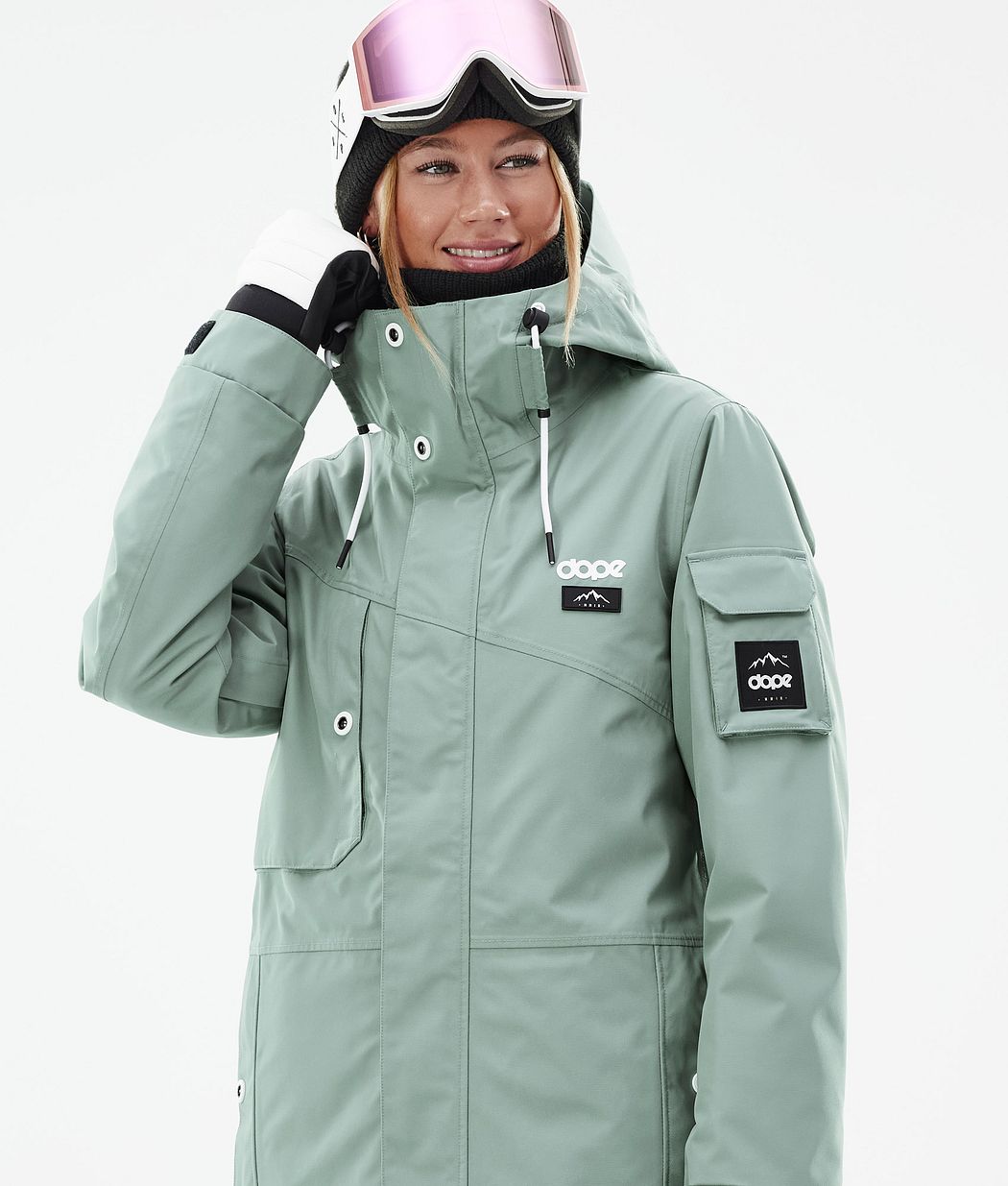 Chaqueta Snowboard Dope Adept W Mujer Verde | 572-BTULVS