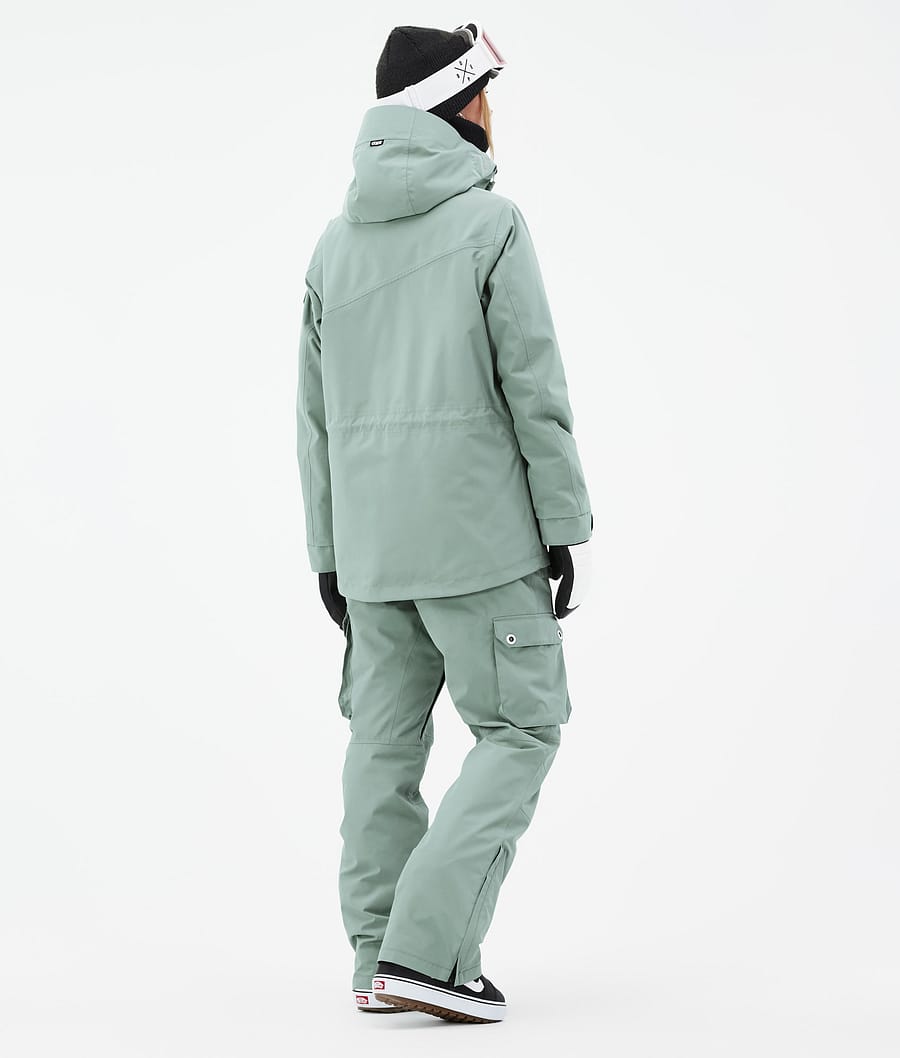 Chaqueta Snowboard Dope Adept W Mujer Verde | 572-BTULVS