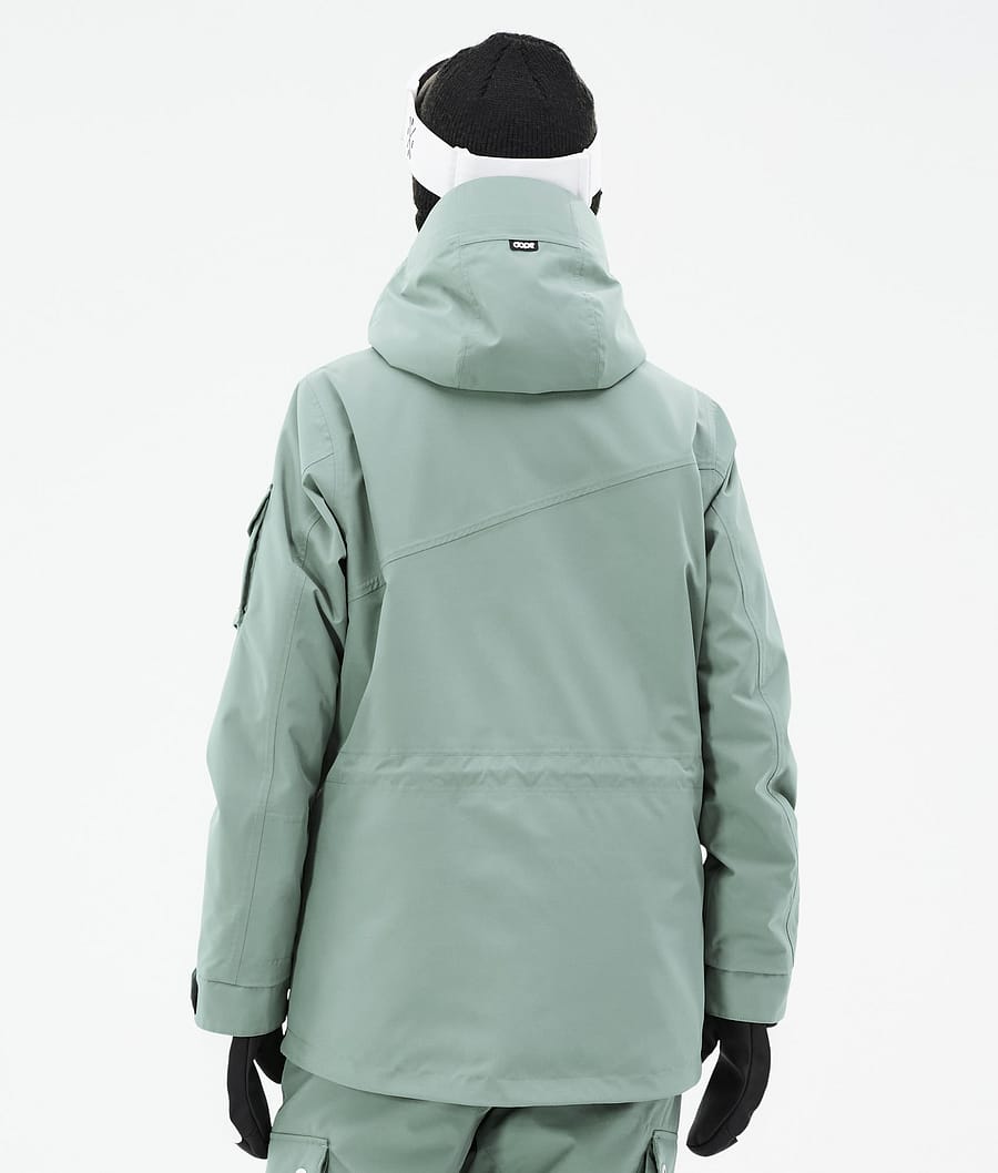Chaqueta Snowboard Dope Adept W Mujer Verde | 572-BTULVS
