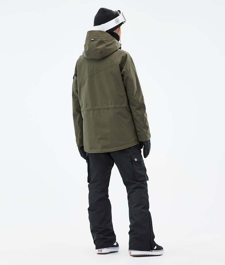 Chaqueta Snowboard Dope Adept W Mujer Verde Oliva Verde | 791-NGFWHU