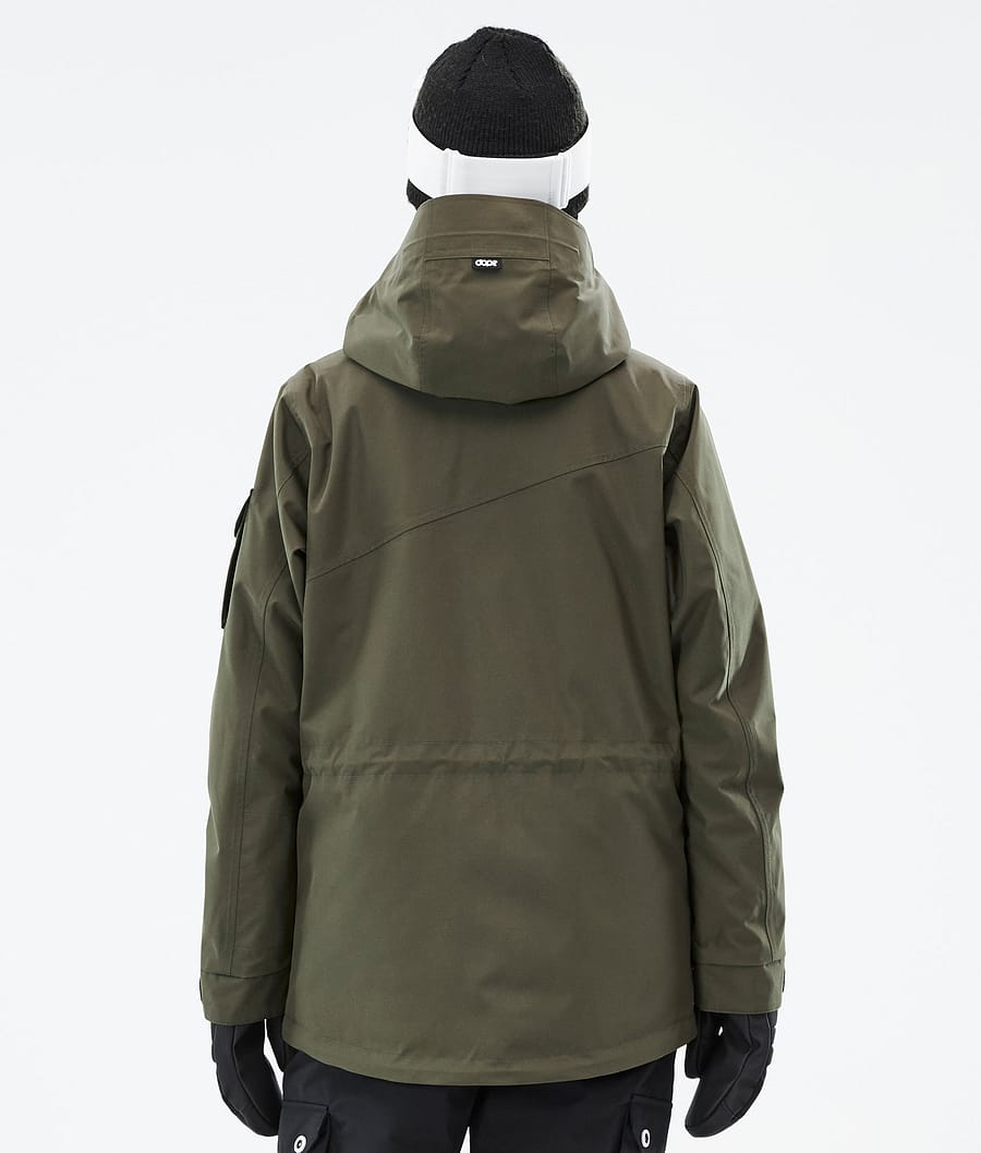 Chaqueta Snowboard Dope Adept W Mujer Verde Oliva Verde | 791-NGFWHU