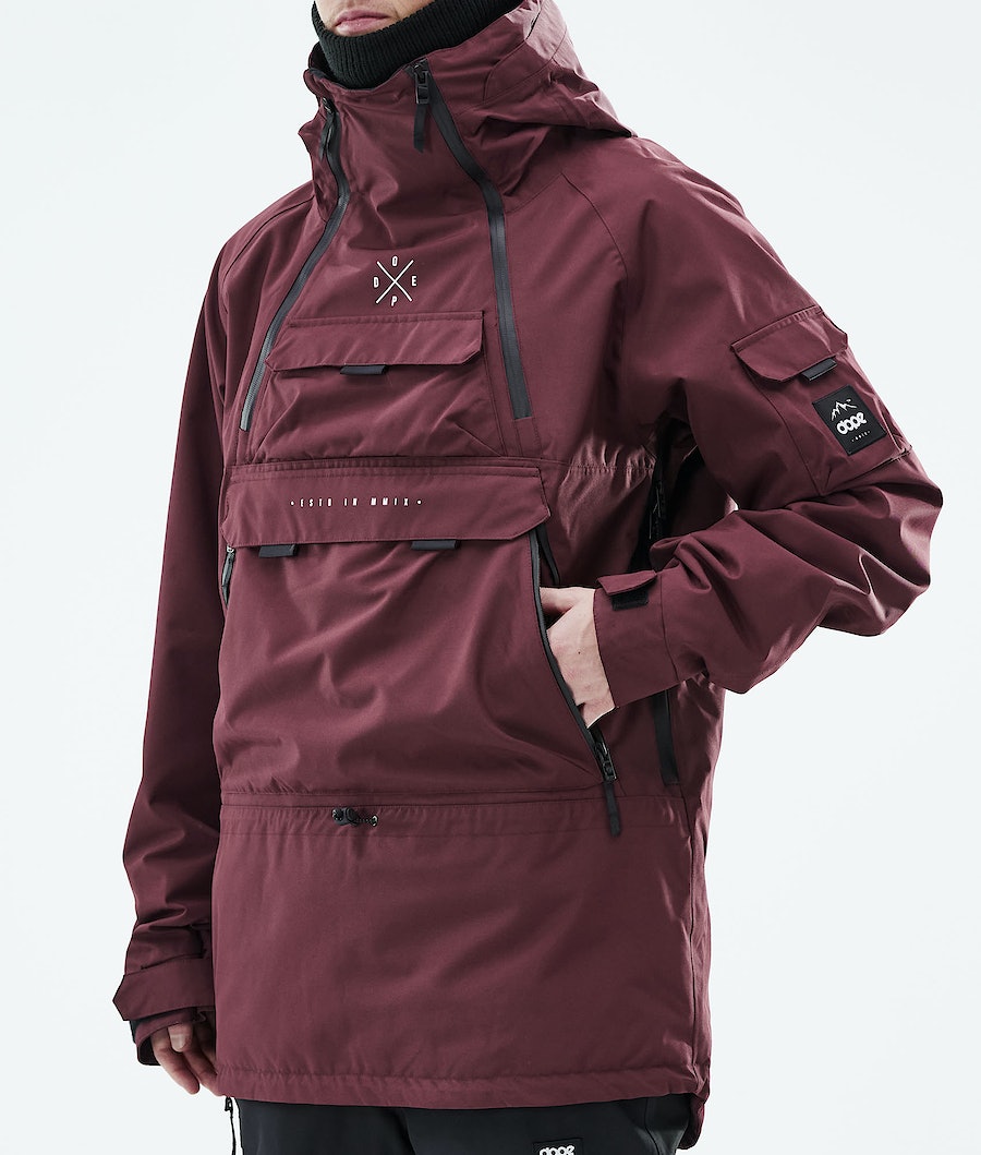 Chaqueta Snowboard Dope Akin 2019 Hombre Burdeos | 376-ZGOMHE