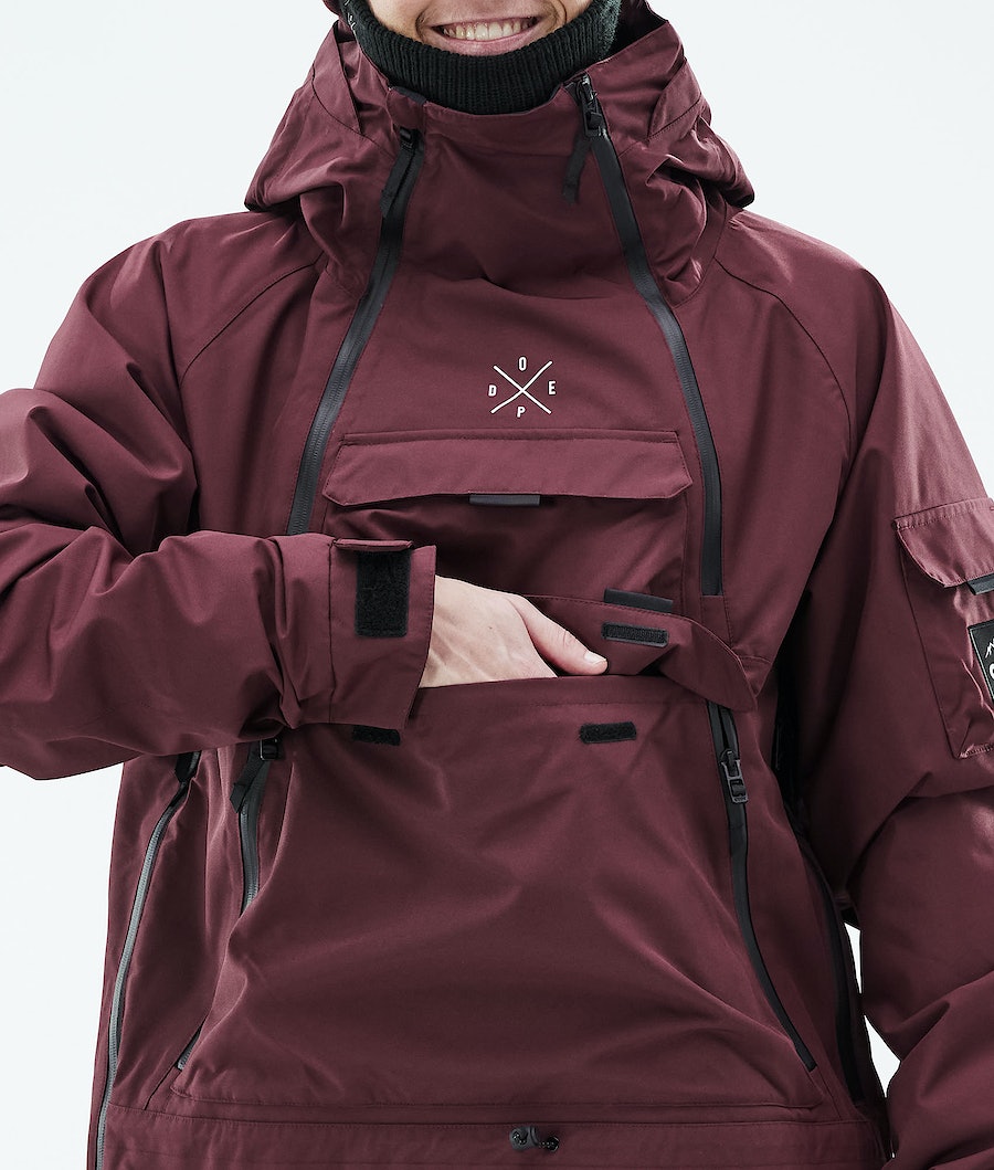 Chaqueta Snowboard Dope Akin 2019 Hombre Burdeos | 376-ZGOMHE