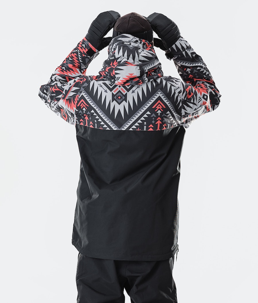 Chaqueta Snowboard Dope Akin 2020 Hombre Rojas Negras | 132-YQKHXO
